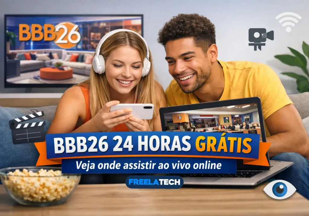 BBB26 24 horas grátis: veja onde assistir ao vivo online - Freela Tech